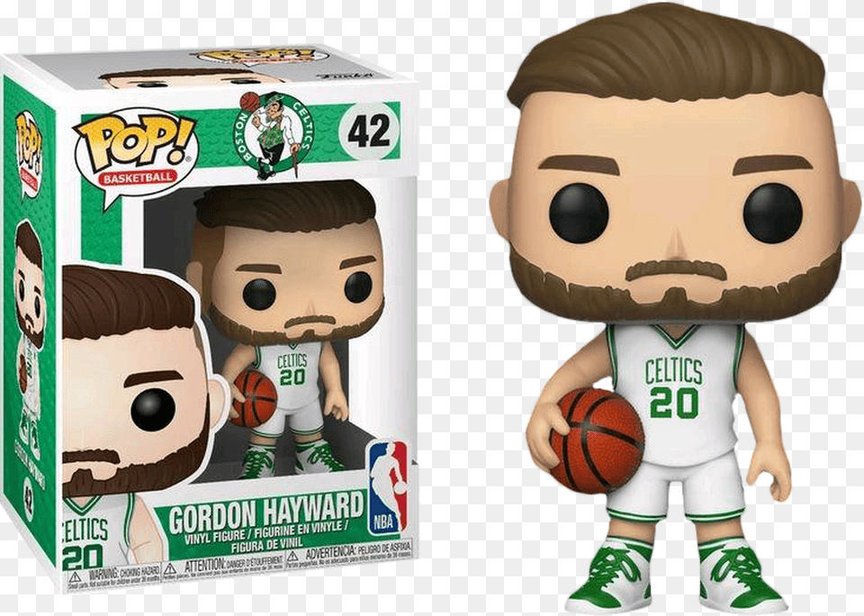 Gordon Hayward Boston Celtics Pop Vinyl Figure Gordon Hayward Funko, Ball, Basketball, Basketball (ball), Sport Png