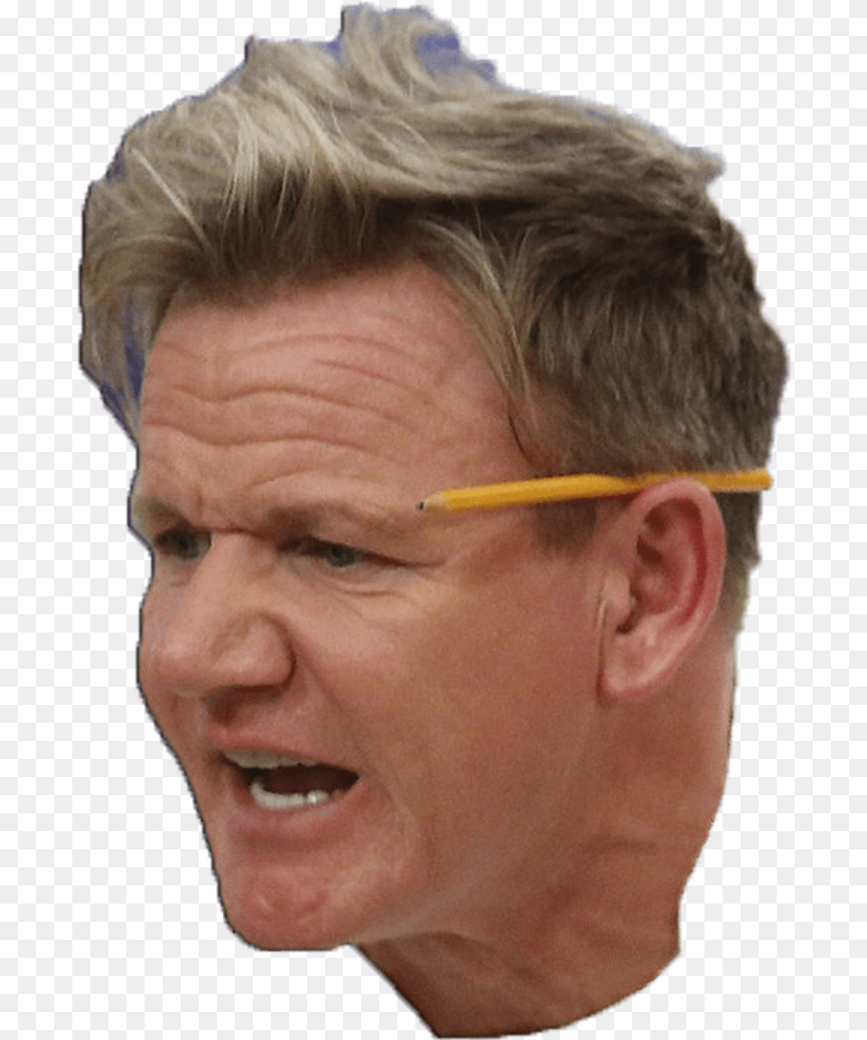Gordon Ramsay Reaction Images Anonymous Fri Jul, Adult, Face, Head, Male Png Image