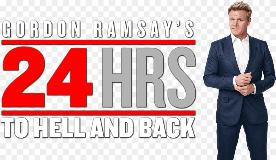 Gordon Ramsay39s 24 Hours To Hell Amp Back Image Formal Wear, Formal Wear, Jacket, Suit, Coat Free Transparent Png