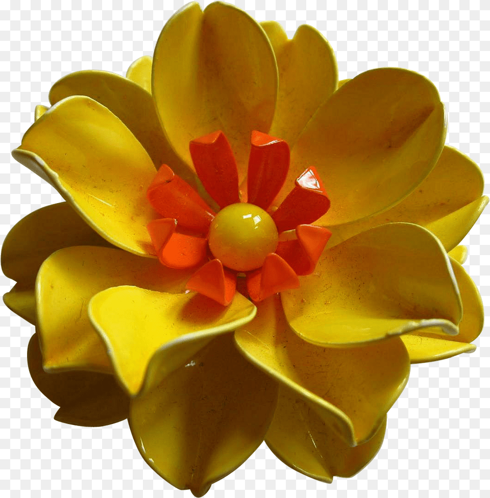 Gorgeous Bright Flower Power S Enamel Vintage Artificial Flower, Accessories, Dahlia, Petal, Plant Png Image