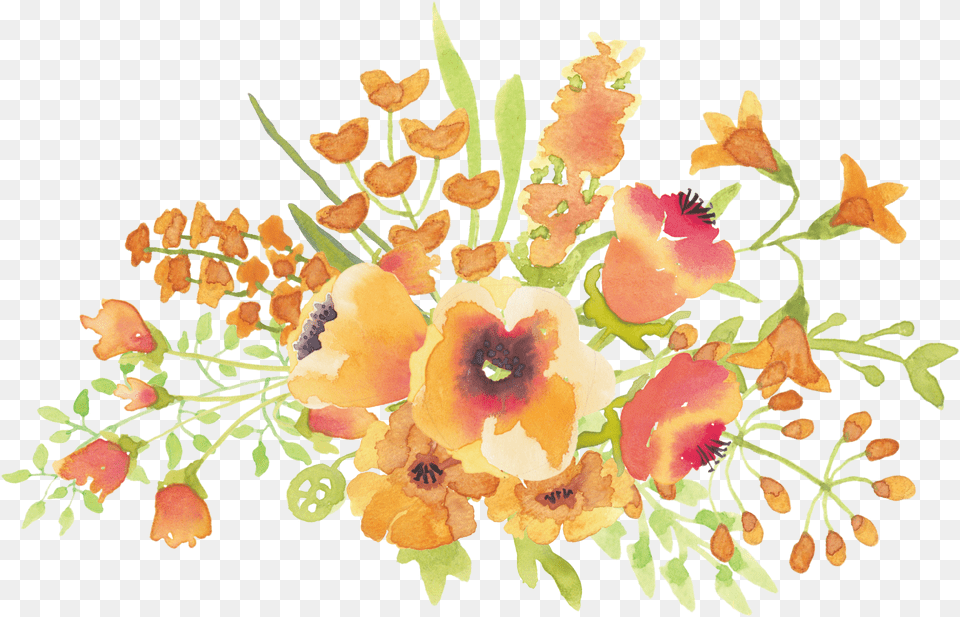 Gorgeus Clipart Orange Flower Flowers, Art, Floral Design, Flower Arrangement, Plant Png