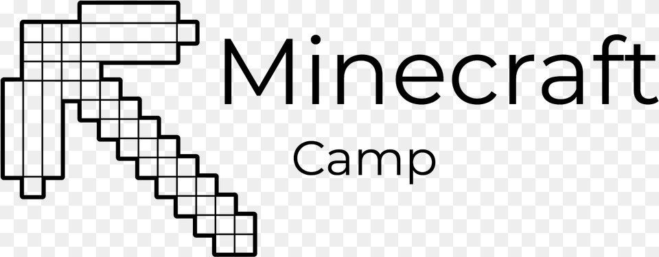 Gorham Minecraft Summer Camp Minecraft Logo Black Montserrat Font, Gray Png Image