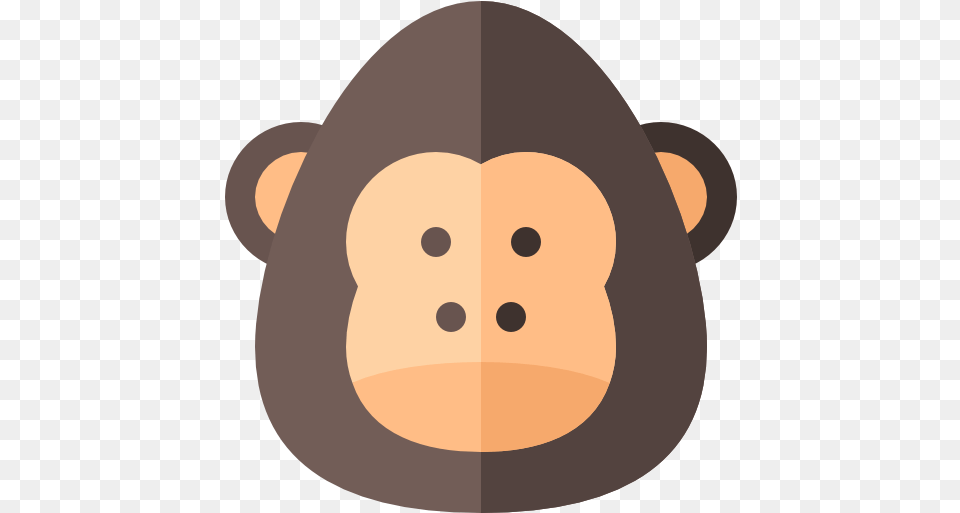 Gorilla Animals Icons Gorilla Flat Icon, Disk, Food, Snout Png Image