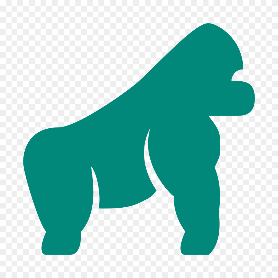 Gorilla Canidae Computer Icons Leopard Clip Art, Animal, Fish, Sea Life, Shark Free Png Download