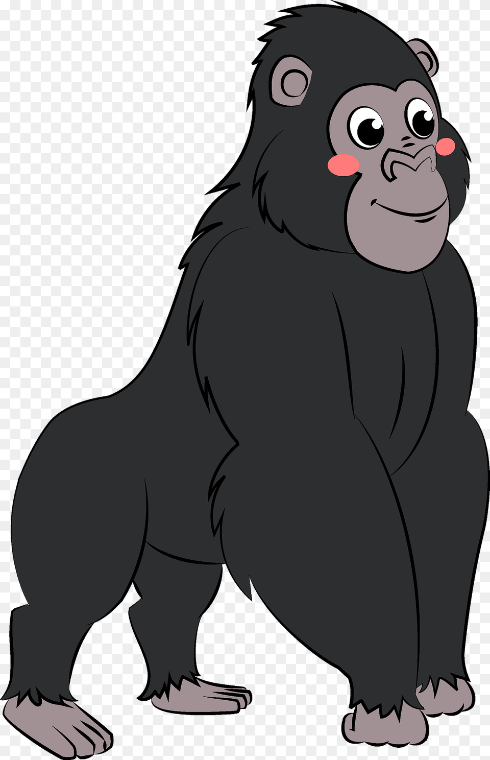 Gorilla Clipart, Animal, Ape, Mammal, Wildlife Png Image