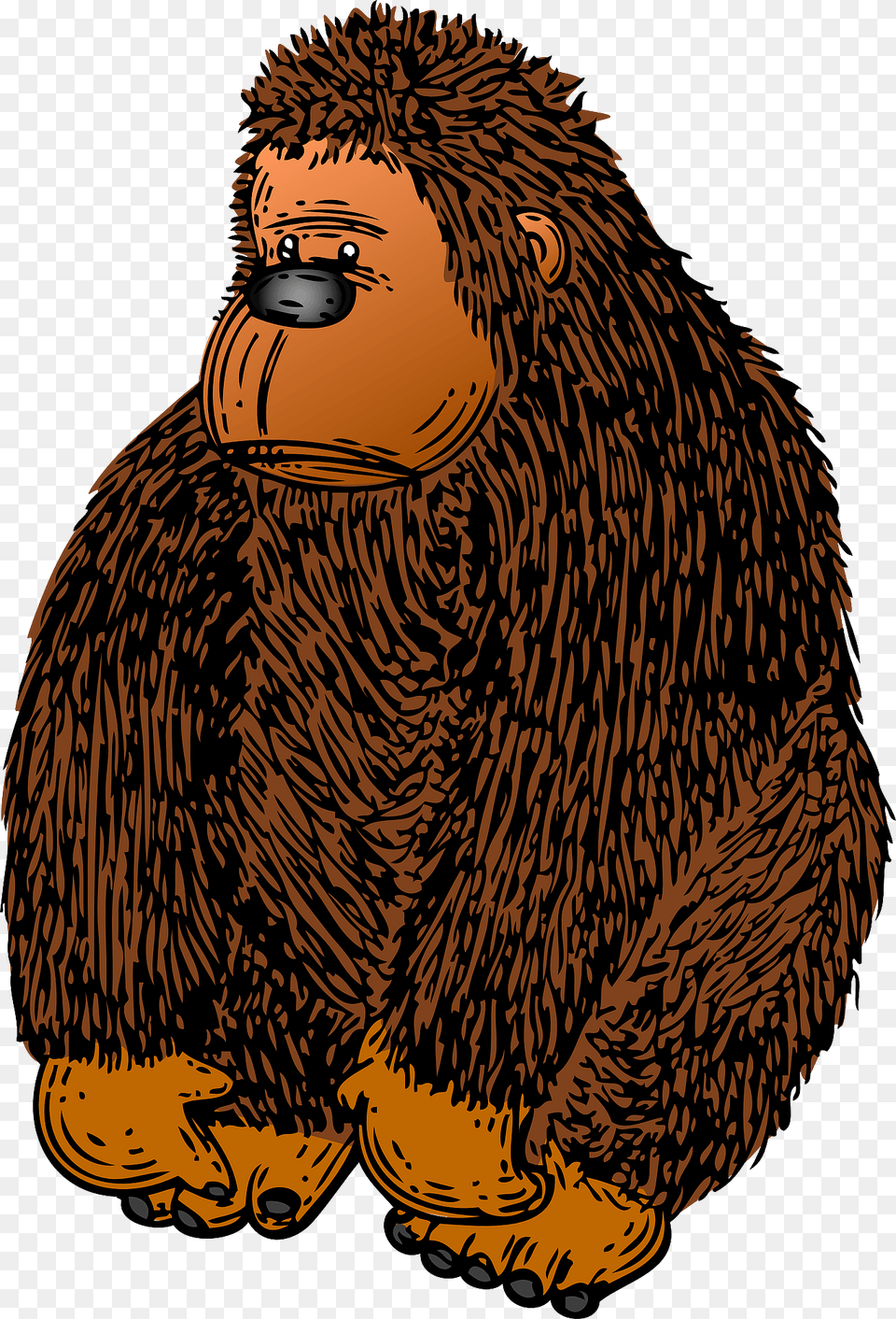 Gorilla Clipart, Animal, Wildlife, Mammal, Face Free Transparent Png