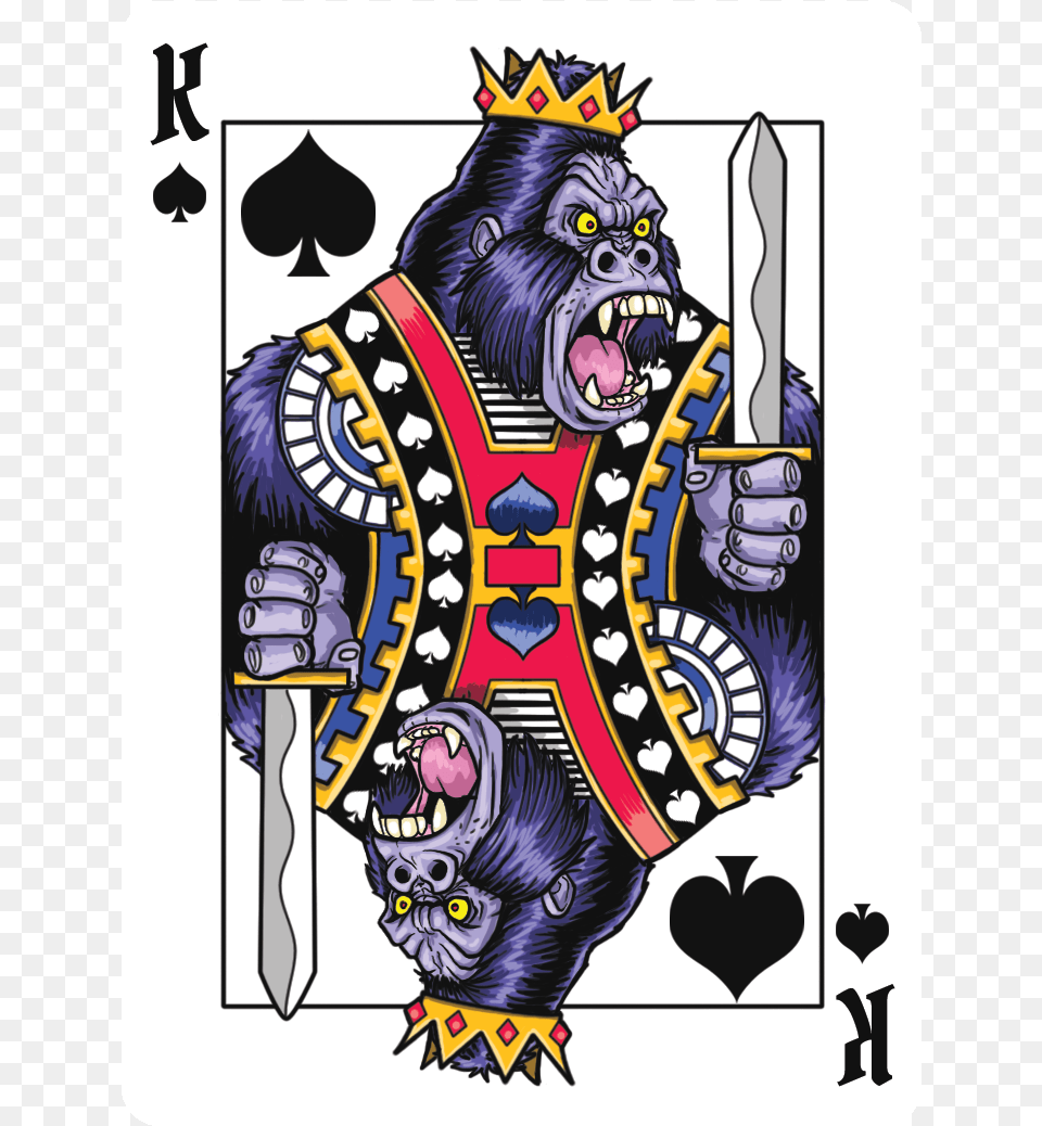 Gorilla Deck Playing Cards Nike Metcon, Book, Comics, Publication, Person Free Png Download
