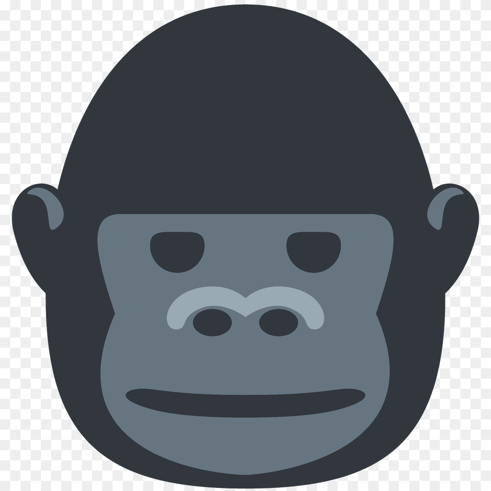 Gorilla Emoji Clipart, Animal, Ape, Mammal, Wildlife Png Image