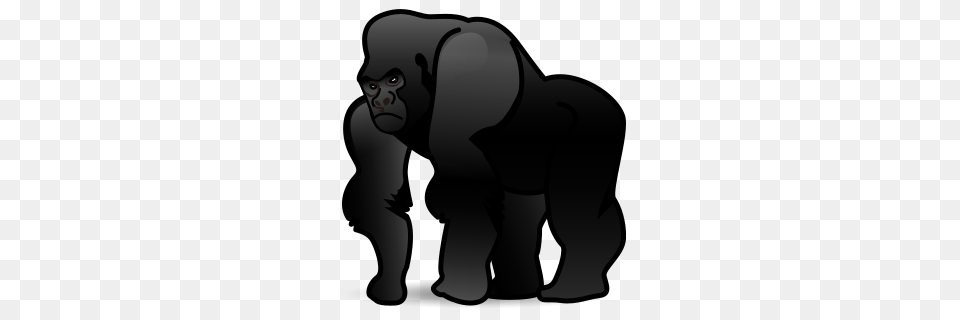 Gorilla Emojidex, Animal, Ape, Mammal, Wildlife Png