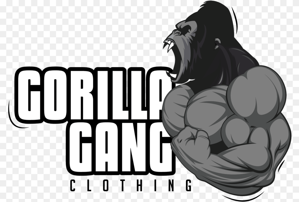 Gorilla Gang Clothing Gorilla Gang, Animal, Ape, Mammal, Wildlife Png Image