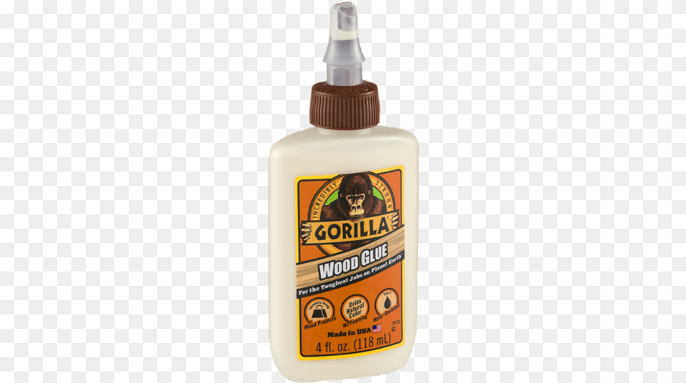 Gorilla Glue Wood Glue 4 Fl Oz, Bottle, Lotion, Aftershave, Food Png