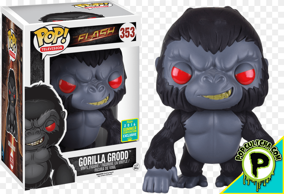 Gorilla Grodd Pop Stranger Things Will, Animal, Ape, Mammal, Toy Free Png