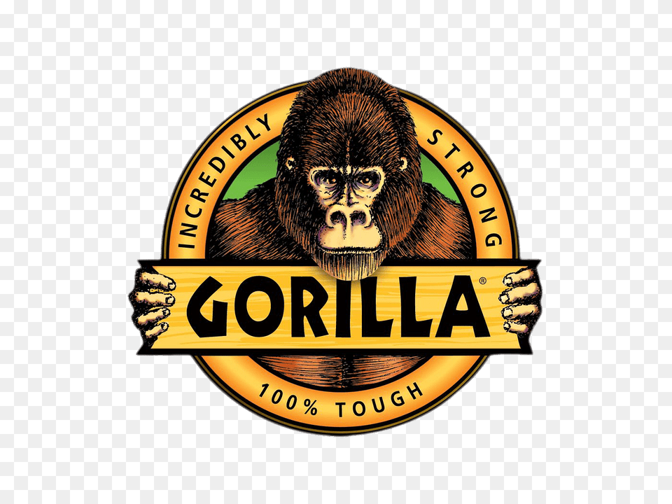 Gorilla Logo, Animal, Mammal, Monkey, Wildlife Free Png Download