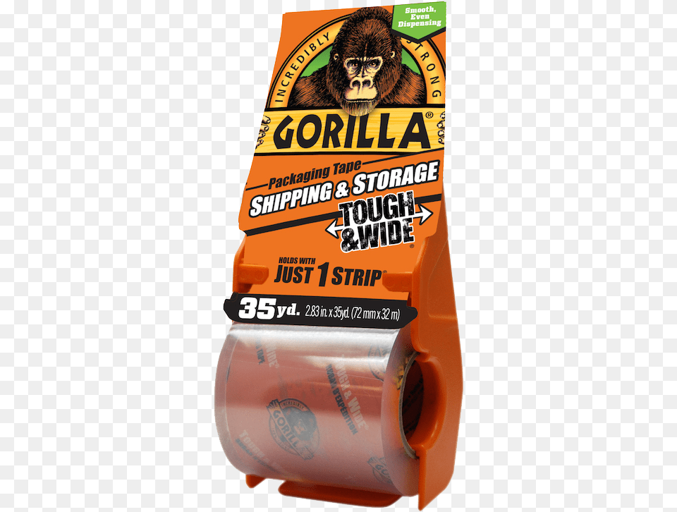 Gorilla Packing Tape, Animal, Mammal, Monkey, Wildlife Free Png Download