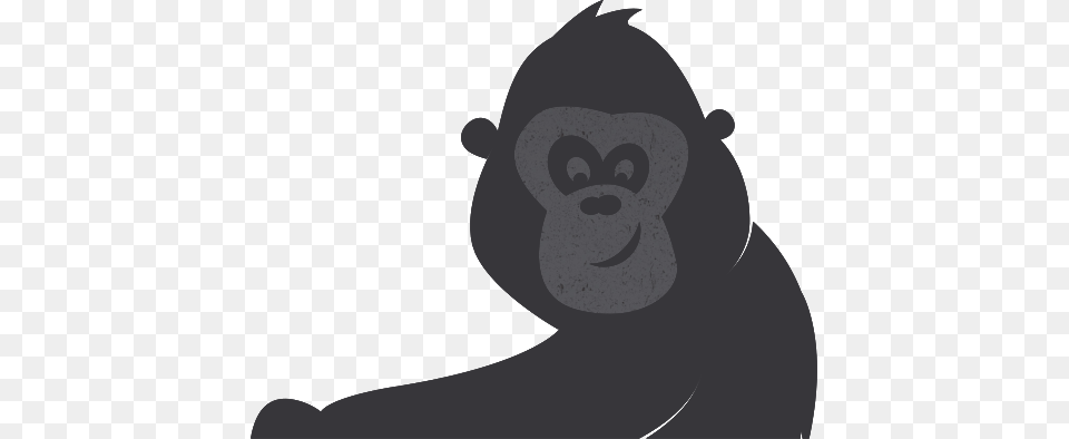 Gorilla Raw, Cartoon Png Image