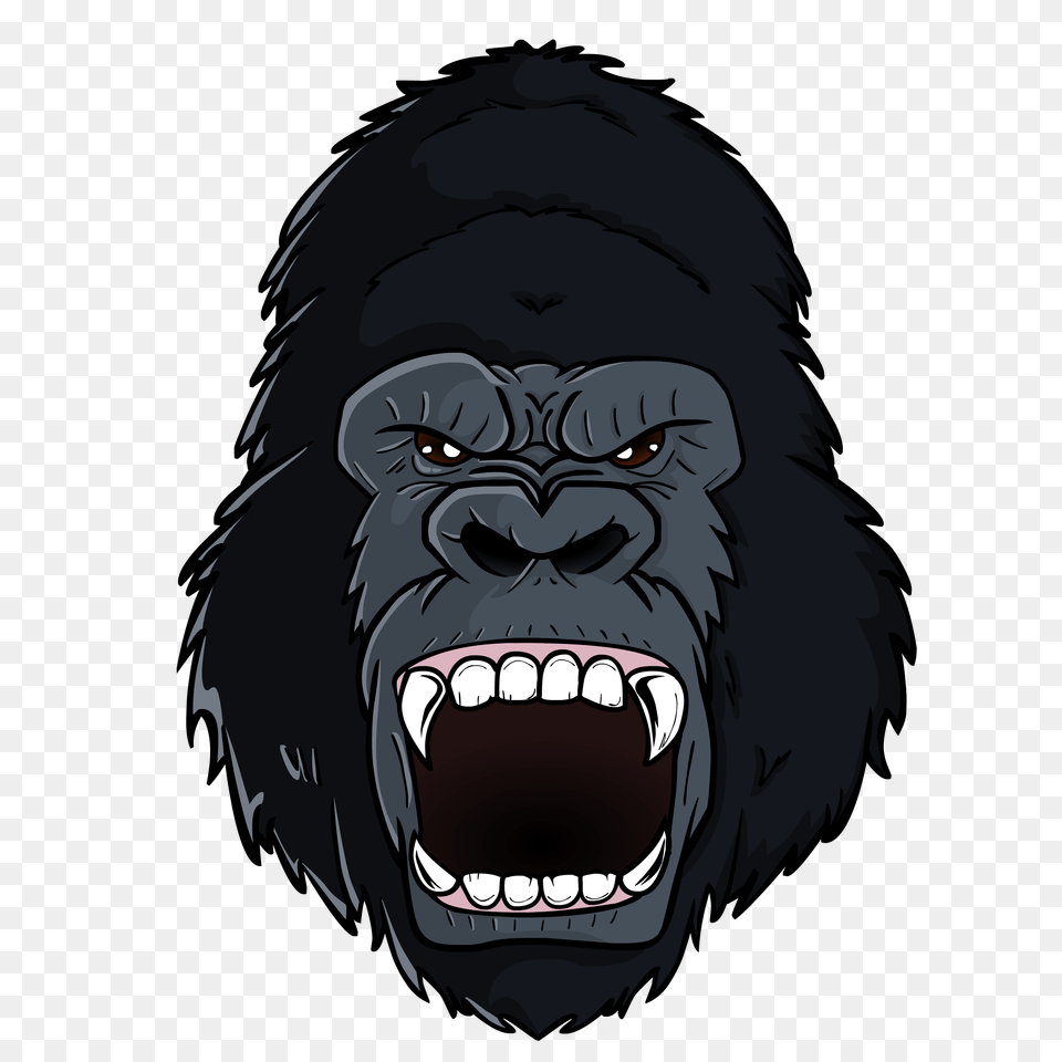 Gorilla Samsung Galaxy Ape Cartoon, Animal, Mammal, Wildlife Free Png