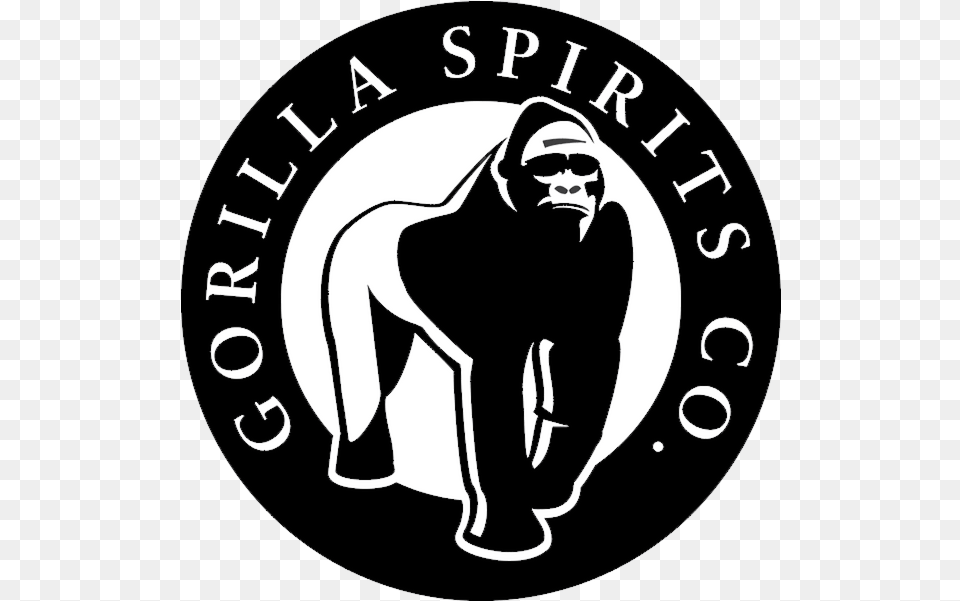 Gorilla Spirits Logo Gorilla Spirits Logo, Stencil, Person, Face, Head Png