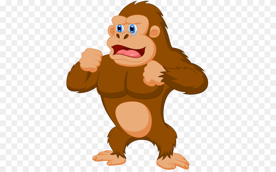 Gorilla Stock Photography Clip Art, Animal, Bear, Mammal, Wildlife Free Png Download