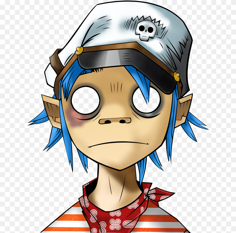 Gorillaz 2d, Book, Comics, Publication, Baby Png Image