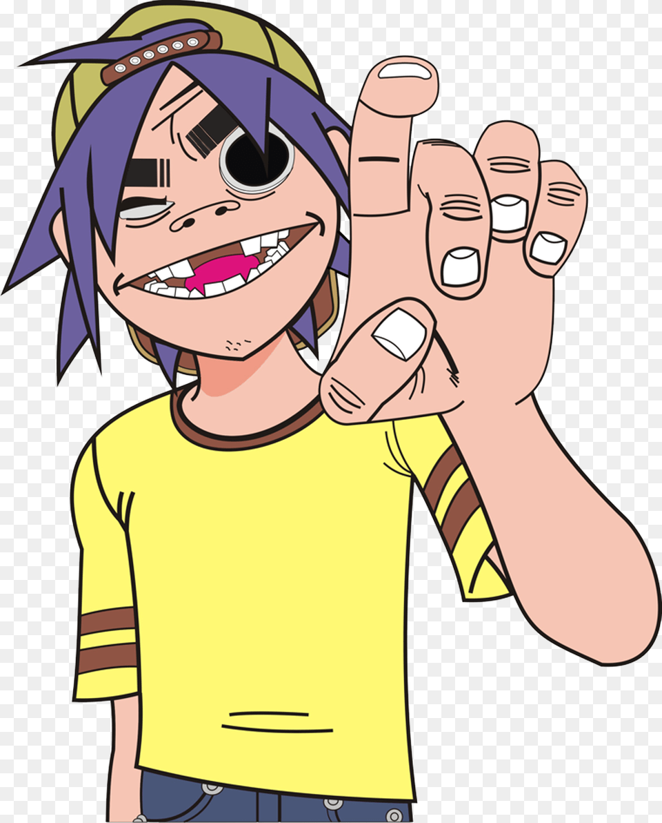 Gorillaz 2d 2d Gorillaz, Book, Comics, Publication, Baby Free Transparent Png