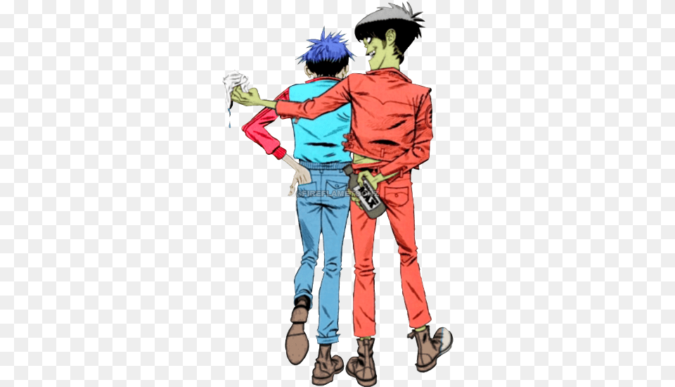 Gorillaz 2d Murdoc Freemurdoc, Publication, Book, Comics, Person Free Transparent Png