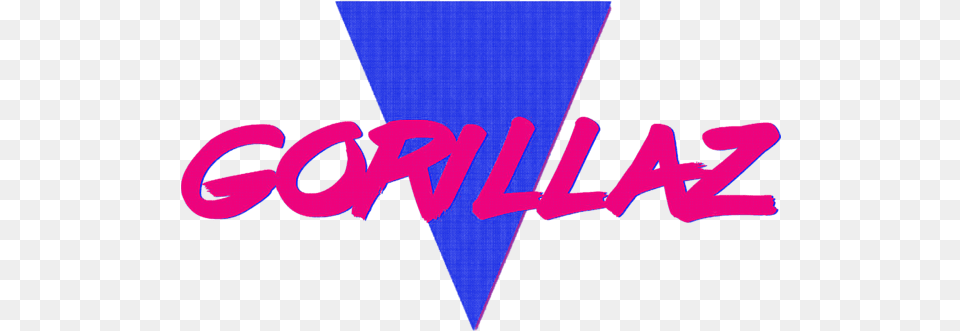 Gorillaz Greeting Card Vertical, Light, Logo, Purple Free Transparent Png