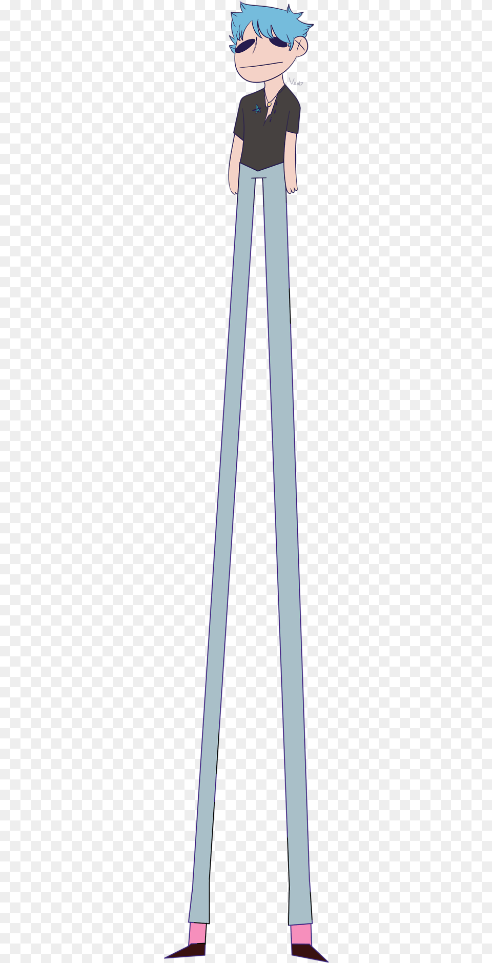 Gorillaz Long Legs, Clothing, Pants, Face, Head Free Png Download