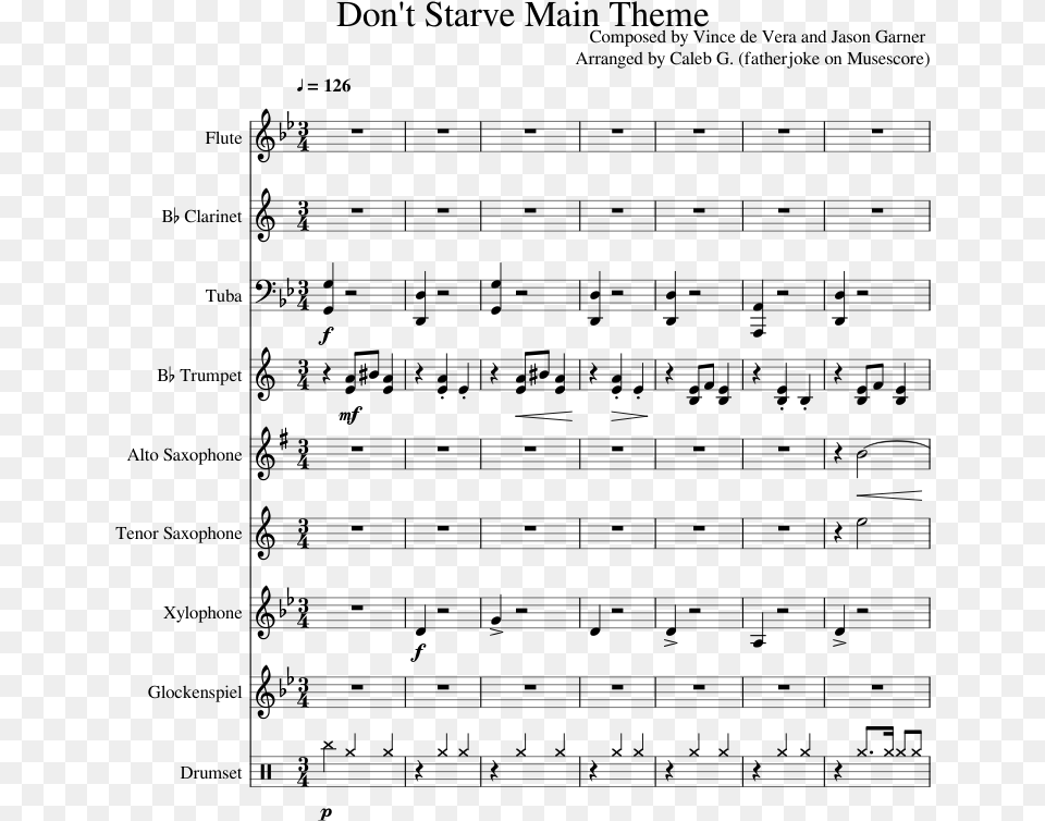 Gorillaz Melancholy Hill Sheet Music, Gray Png Image