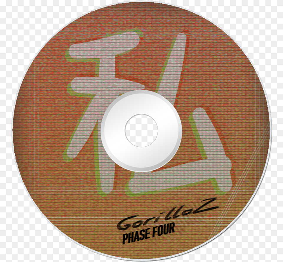 Gorillaz Poster Cd And Logo Optical Storage, Disk, Dvd Free Png Download