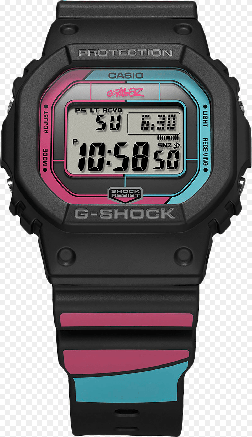 Gorillaz Wiki Casio G Shock Gorillaz, Wristwatch, Digital Watch, Electronics, Person Free Png Download