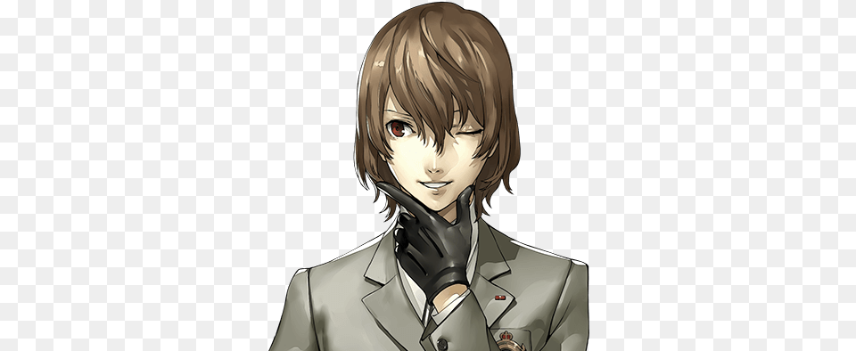 Goro Akechi Character Profile Try Not To Feel Bad Smt 1, Book, Comics, Publication, Adult Png Image