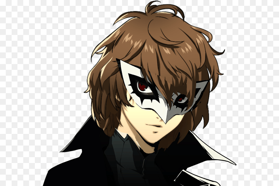 Goro Akechi Sprite, Publication, Book, Comics, Person Png Image