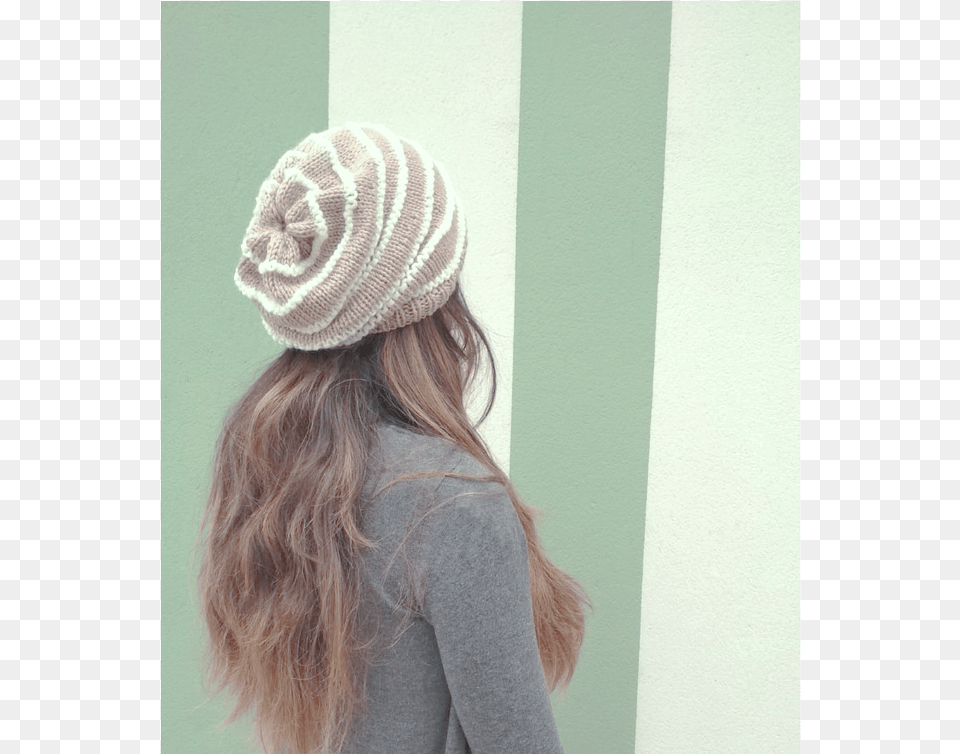 Gorro Beanie Dos Colores Knit Cap, Clothing, Hat, Adult, Female Free Png Download