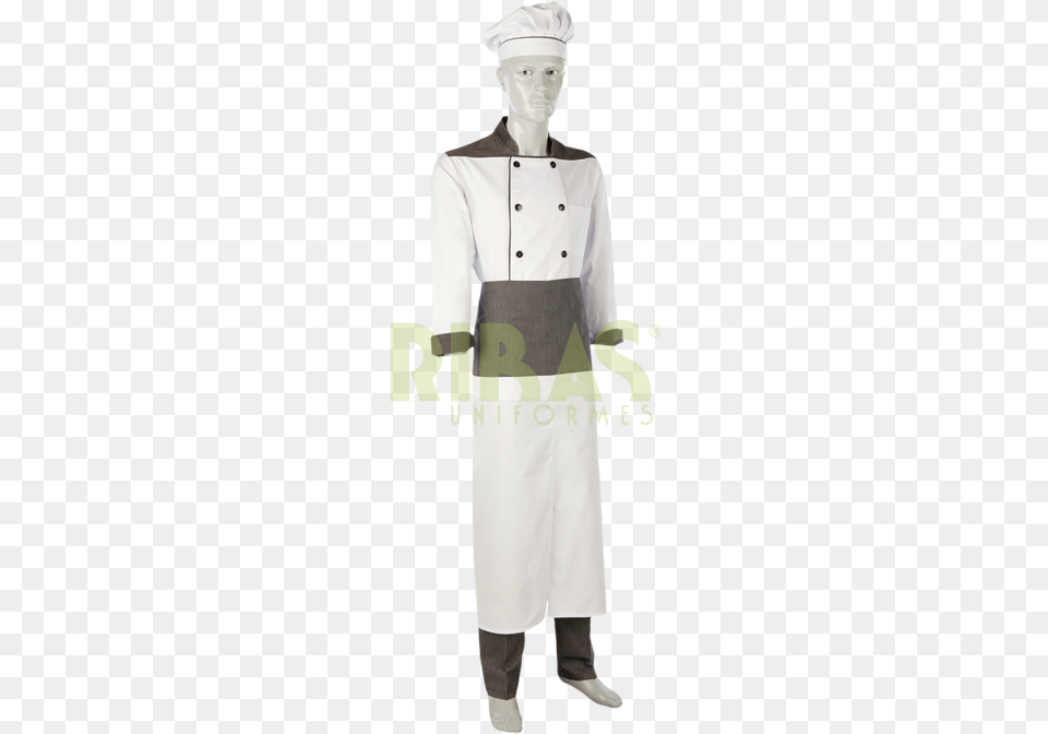 Gorro Chef Blanco Vivo Raya Cosplay, Clothing, Coat, Adult, Male Free Png Download