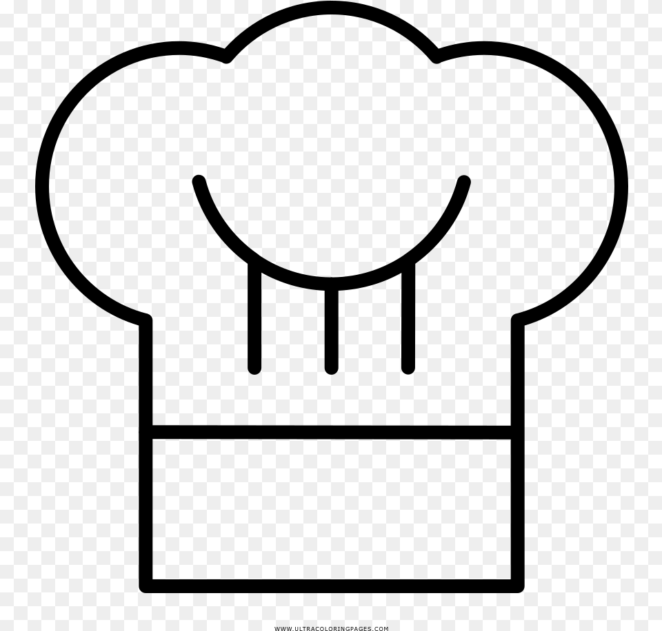 Gorro De Chef Para Dibujar, Gray Png Image