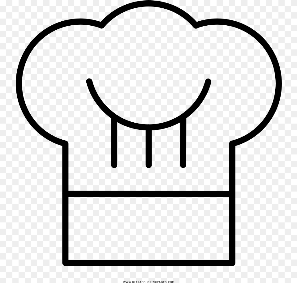 Gorro De Chef Para Dibujar Download Sombrero Chef Para Dibujar, Gray Free Png