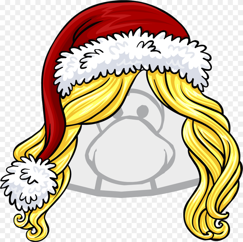 Gorro De Pingina Santa Claus Santa Claus Club Penguin, Clothing, Hat, Outdoors, Nature Png Image