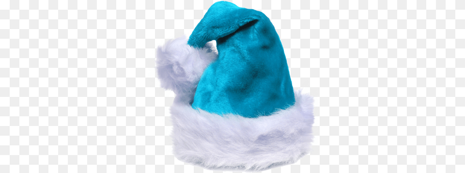 Gorros De Papa Noel Christmas Hat Blue, Clothing, Hood, Fleece, Plush Free Transparent Png