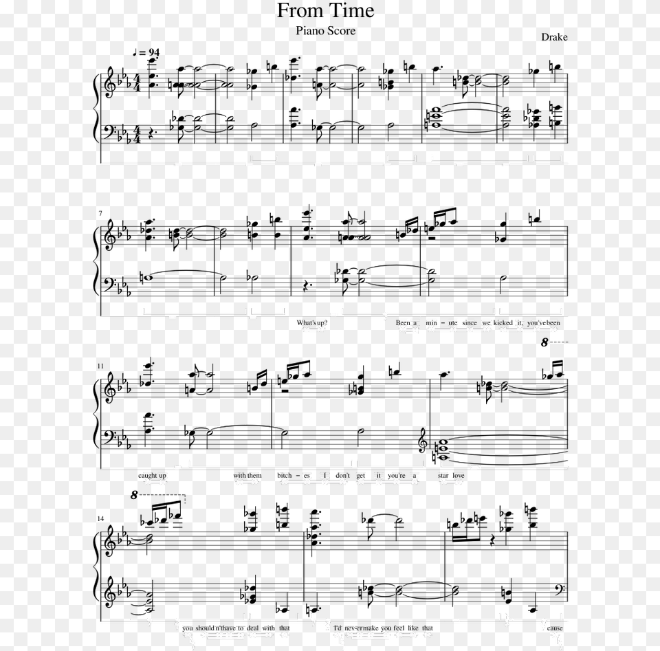 Gospel Of Dismay Piano Sheet Music, Text Free Png
