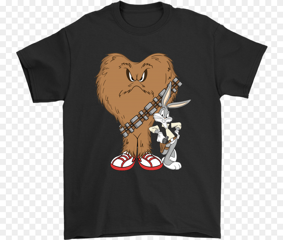 Gossamer And Bugs Bunny As Chewbacca And Han Solo Star Shirt, Clothing, T-shirt, Animal, Bird Free Transparent Png