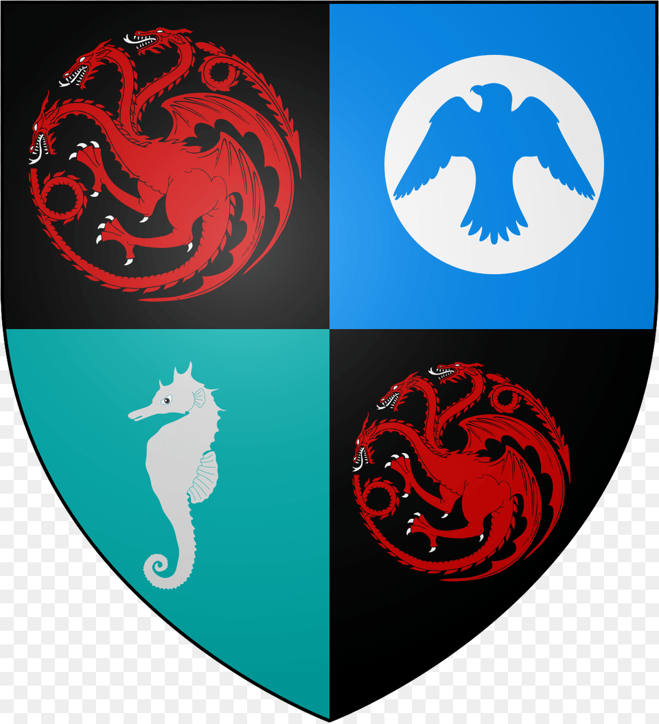 Got House Targaryen Sigil, Animal, Sea Life, Bird, Mammal Png Image