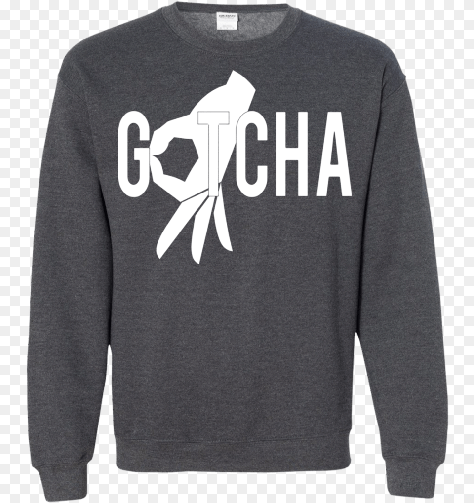 Gotcha Finger Circle Game Hole Tempting Meme Gift Ls Shirt Sweater, Sweatshirt, Clothing, Hoodie, Knitwear Free Transparent Png