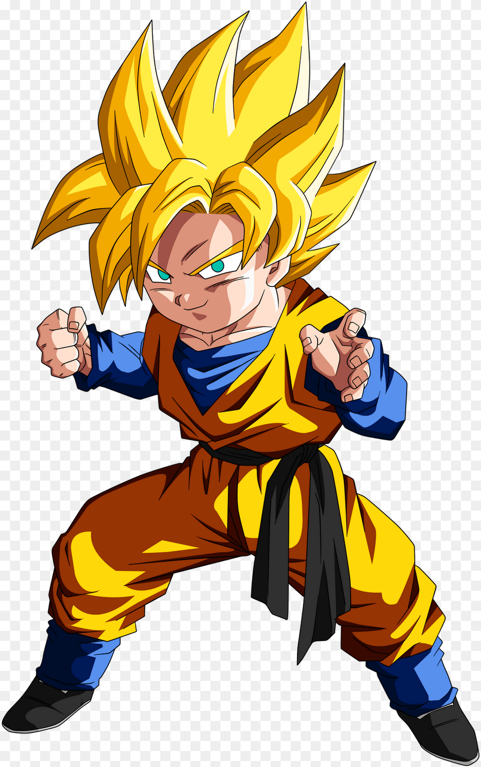 Goten 2 Image Dragon Ball Z Goten Ssj, Book, Comics, Publication, Baby Free Png Download