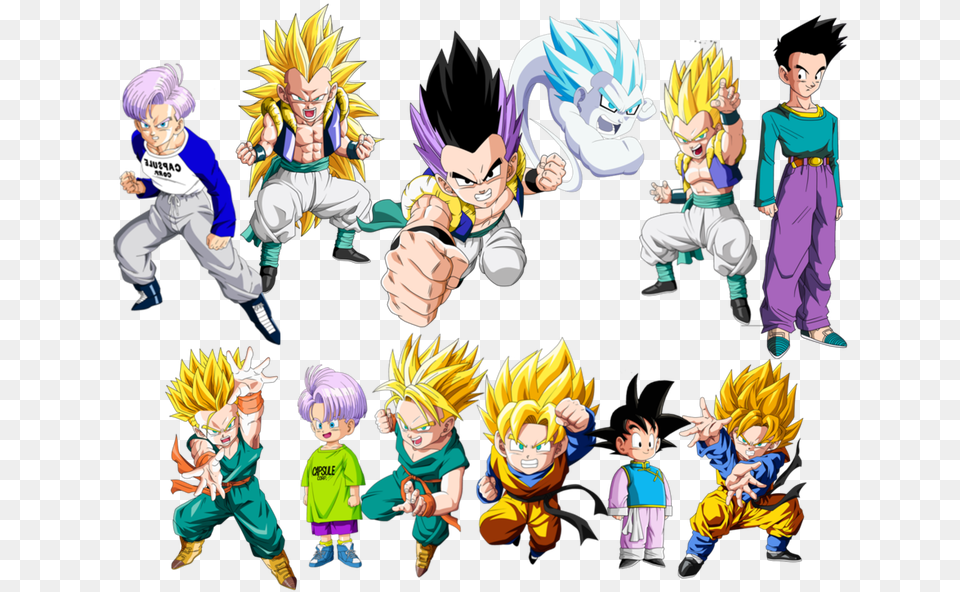 Goten And Trunks Vector Render By Dragon Ball Future Goten And Trunks, Publication, Book, Comics, Adult Png