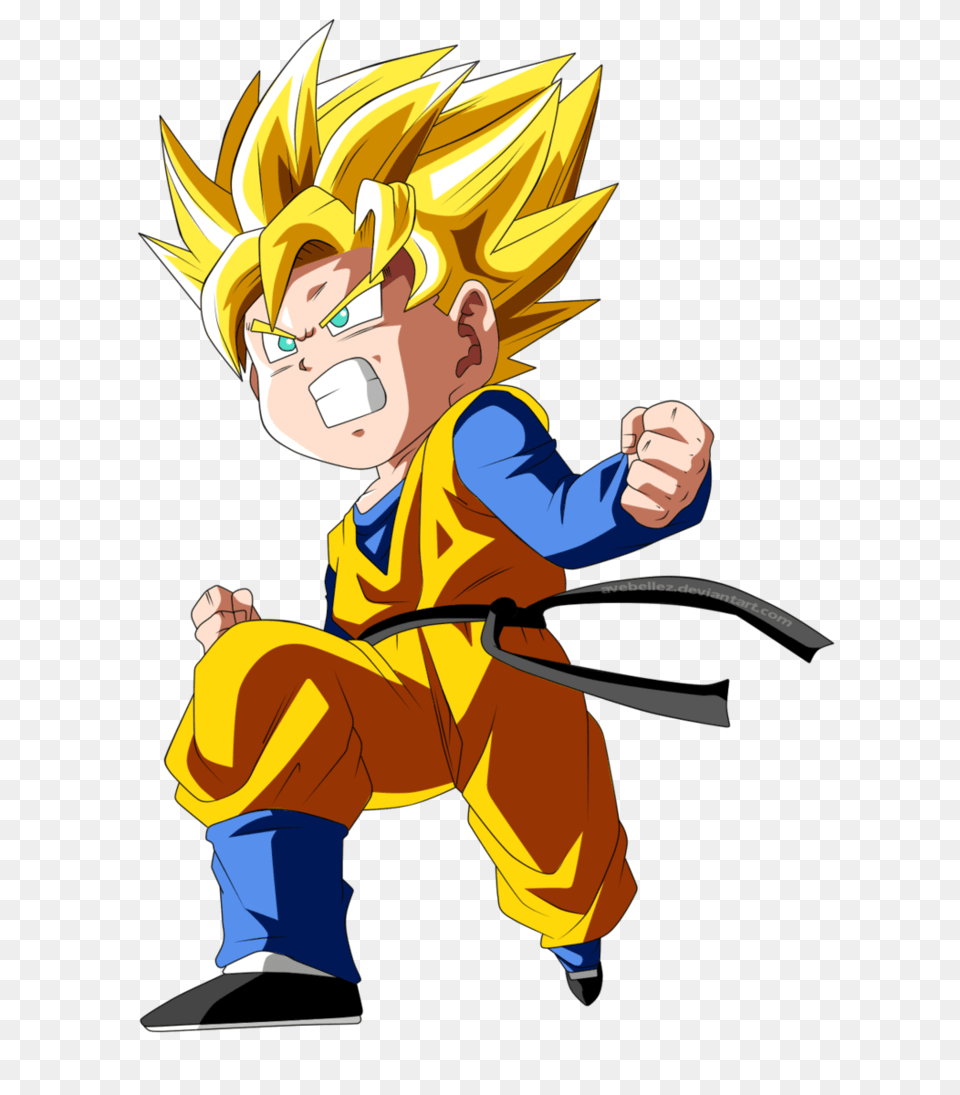 Goten Goku Trunks Gohan Pan, Book, Comics, Publication, Baby Png Image