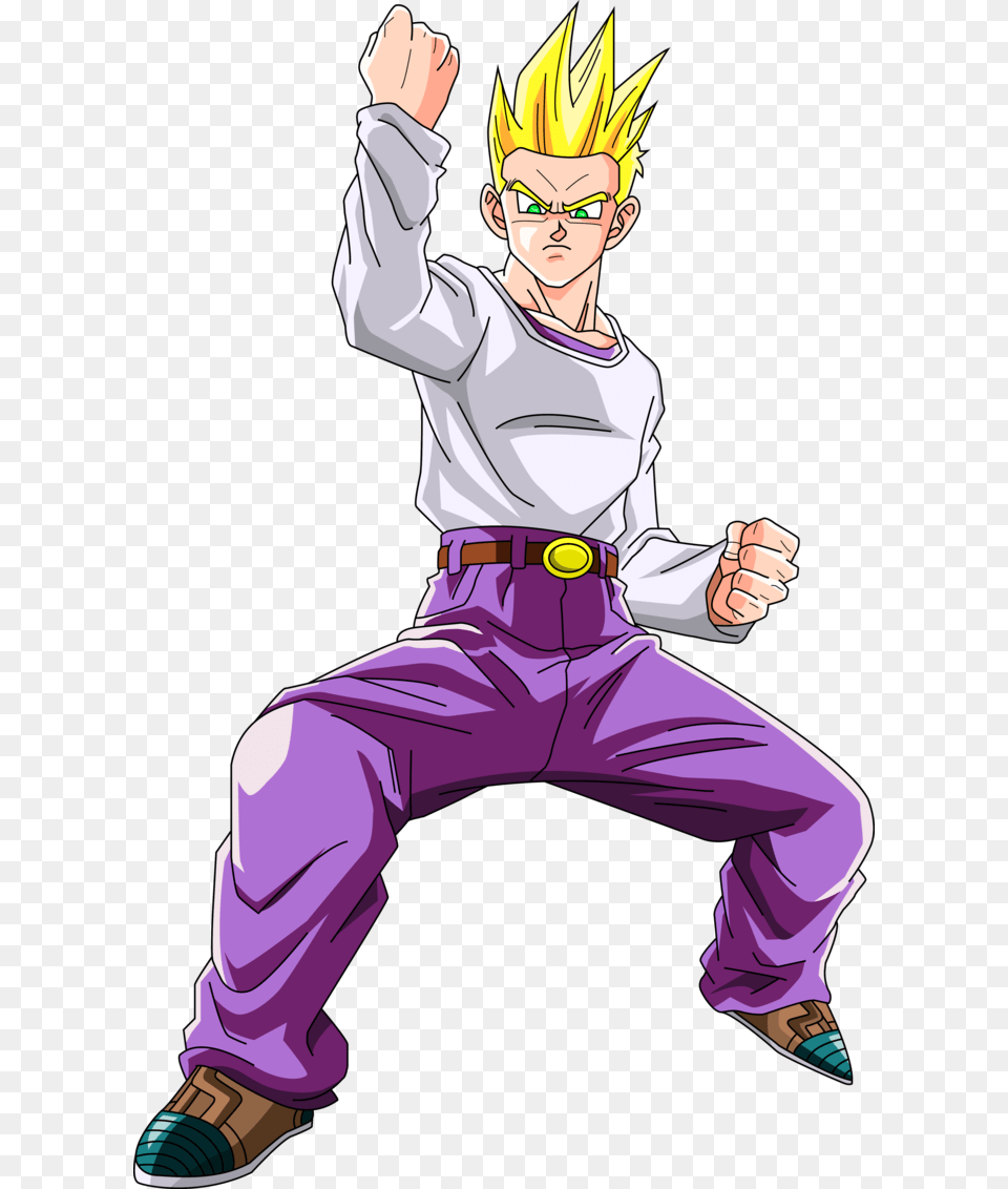 Goten Gt Ssj Render By Luigicuau10 D7fsveq Goten Dragon Ball Heroes, Book, Comics, Publication, Adult Png Image