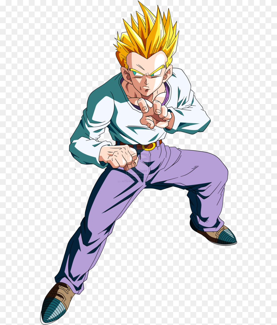 Goten Mayor Ssj Dragon Ball Gotenks Adulto, Publication, Book, Comics, Person Free Transparent Png