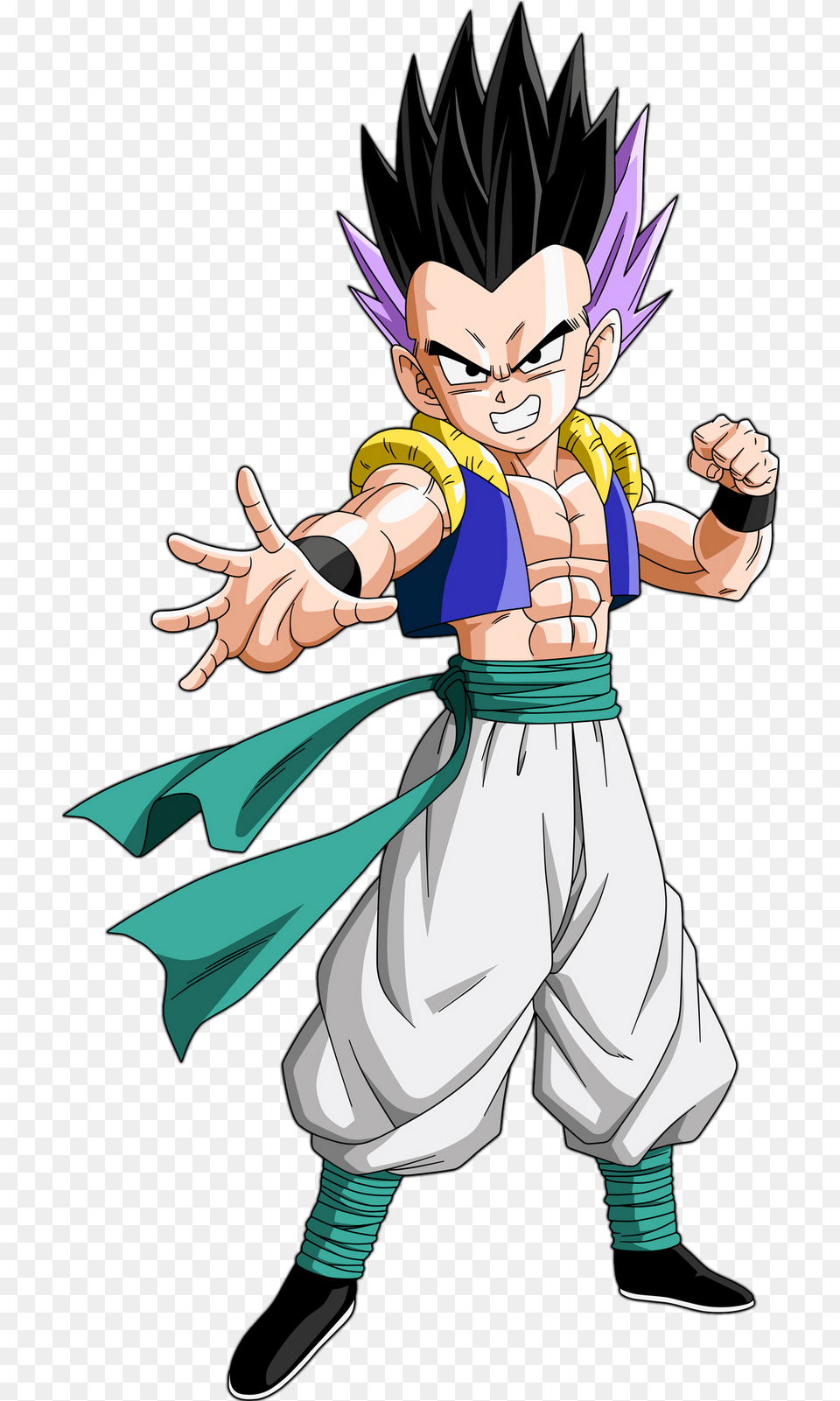Gotenks 4 Image Dragon Ball Gotenks, Book, Comics, Publication, Baby Free Png