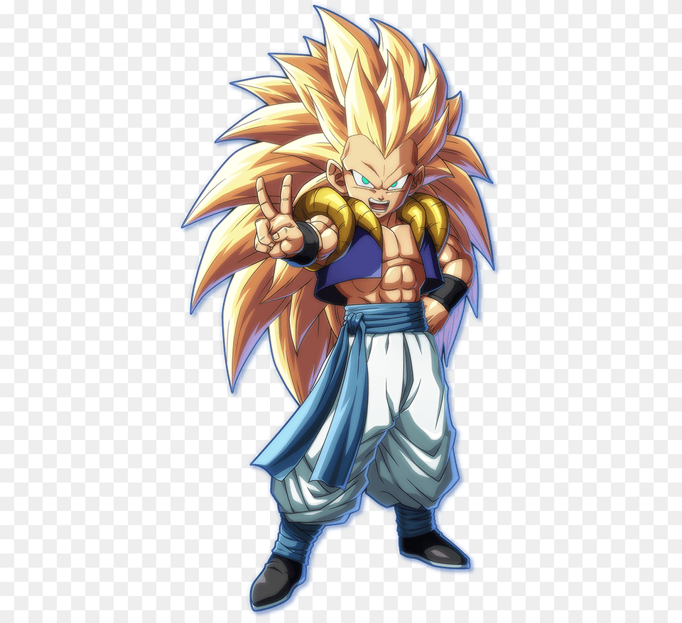 Gotenks Dragonballfighterz Official Dragon Ball Fighterz Gotenks, Book, Comics, Publication, Person Free Png Download