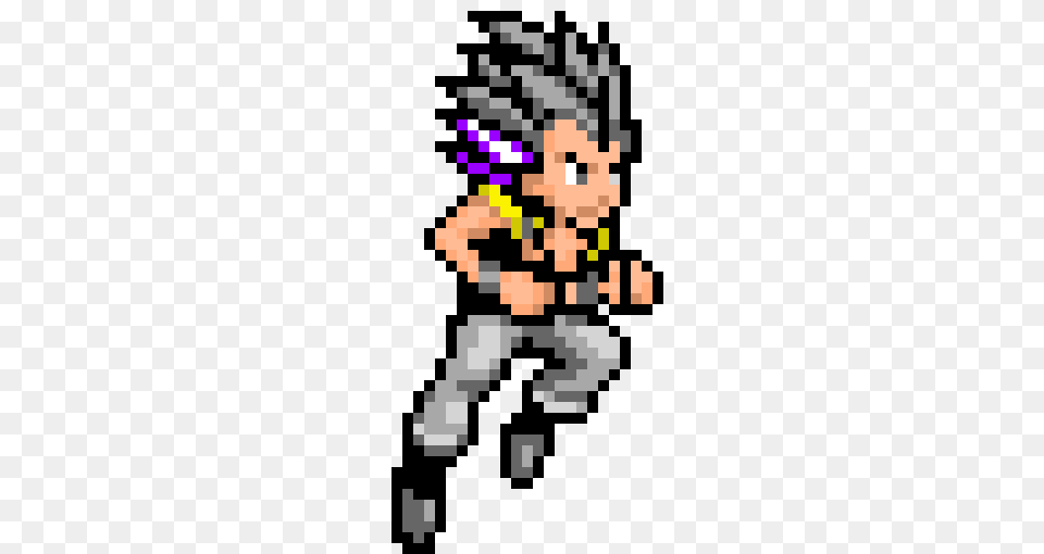 Gotenks Pixel Art Maker, People, Person, Qr Code Free Png Download